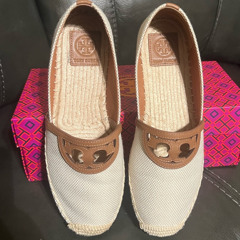 Tory Burch Canvas Espadrille size 9